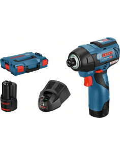 Bosch 0 601 9E0 005 Klucz Zasilany 1/4" 3100 Rpm 110 N·m Czarny, Niebieski 12 V 2