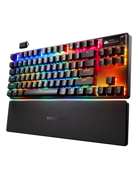 Steelseries Klawiatura Gaming Apex Pro Tkl Gen 3 Us Layout Bluetooth Czarna 2.4 Ghz / Bluetooth/ Wired Omnipoint 3.0 Adjustable 