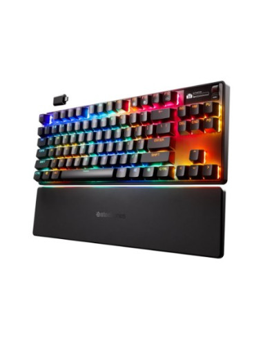 Steelseries Klawiatura Gaming Apex Pro Tkl Gen 3 Us Layout Bluetooth Czarna 2.4 Ghz / Bluetooth/ Wired Omnipoint 3.0 Adjustable 