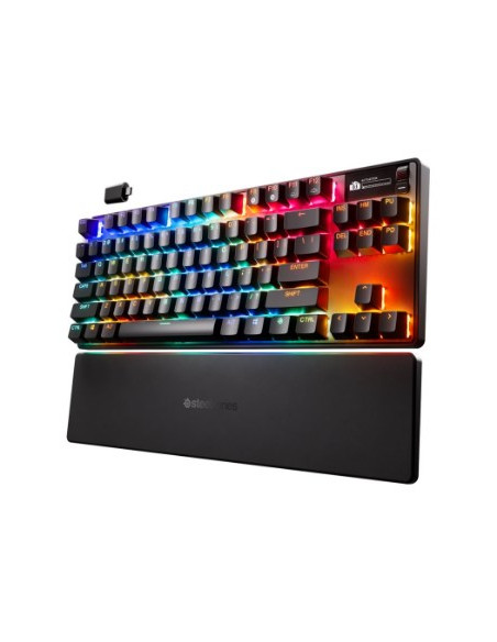 Steelseries Klawiatura Gaming Apex Pro Tkl Gen 3 Us Layout Bluetooth Czarna 2.4 Ghz / Bluetooth/ Wired Omnipoint 3.0 Adjustable 