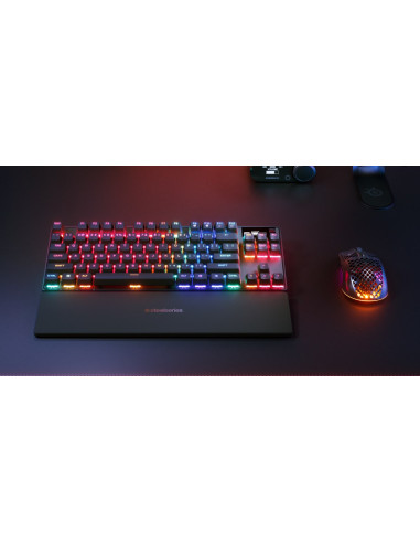 Steelseries Klawiatura Gaming Apex Pro Tkl Gen 3 Us Layout Bluetooth Czarna 2.4 Ghz / Bluetooth/ Wired Omnipoint 3.0 Adjustable 