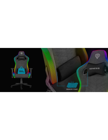 Genesis Nfg-2246 Fotel Do Gry - Fotel Dla Gracza - Obite Siedzisko