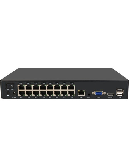 Rejestrator 16 Kanałowy Foscam Fna216He 8Mp 16Ch Poe Nvr