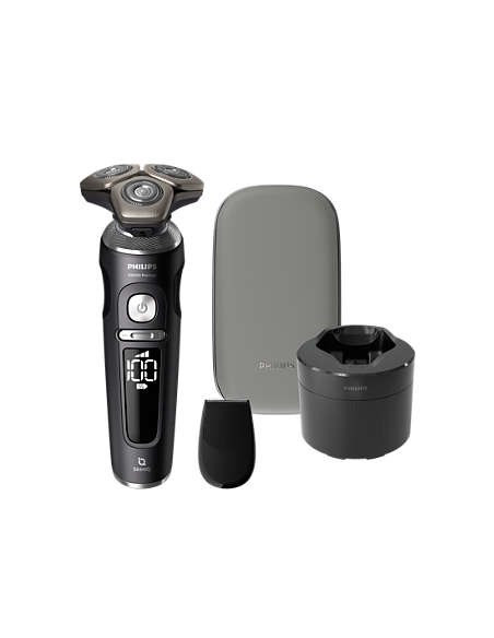 Philips Shaver S9000 Prestige Sp9840/32 Maszynka Do Golenia Golarka Rotacyjna Przycinarka Szary
