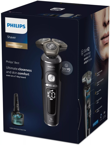 Philips Shaver S9000 Prestige Sp9840/32 Maszynka Do Golenia Golarka Rotacyjna Przycinarka Szary