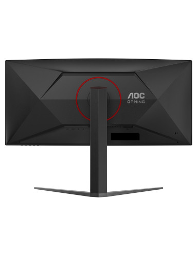 Monitor Aoc Cu34G4 34" Szybkie Va Uwqhd 21:9 180 Hz 1 Ms 3440 X 1440 Pikseli 300 Cd/M2 Ilość Portów Hdmi: 2 Czarny