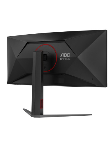 Monitor Aoc Cu34G4 34" Szybkie Va Uwqhd 21:9 180 Hz 1 Ms 3440 X 1440 Pikseli 300 Cd/M2 Ilość Portów Hdmi: 2 Czarny