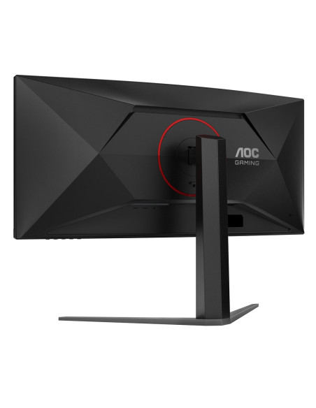 Monitor Aoc Cu34G4 34" Szybkie Va Uwqhd 21:9 180 Hz 1 Ms 3440 X 1440 Pikseli 300 Cd/M2 Ilość Portów Hdmi: 2 Czarny