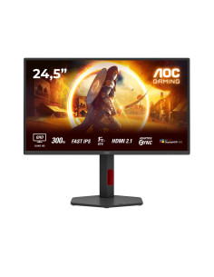 Monitor Aoc Q25G4Sr, 24,5 Cali, Ips, Złącze Qhd, 16:9, 300 Hz, 1 Ms, 2560 X 1440 Pikseli, 400 Cd/M2, Ilość Portów Hdmi: 2, Czarn