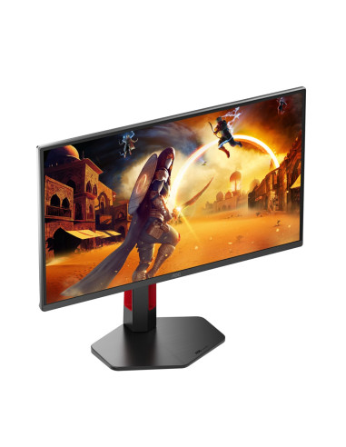 Monitor Aoc Q25G4Sr, 24,5 Cali, Ips, Złącze Qhd, 16:9, 300 Hz, 1 Ms, 2560 X 1440 Pikseli, 400 Cd/M2, Ilość Portów Hdmi: 2, Czarn