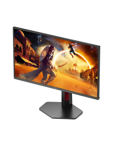 Monitor Aoc Q25G4Sr, 24,5 Cali, Ips, Złącze Qhd, 16:9, 300 Hz, 1 Ms, 2560 X 1440 Pikseli, 400 Cd/M2, Ilość Portów Hdmi: 2, Czarn