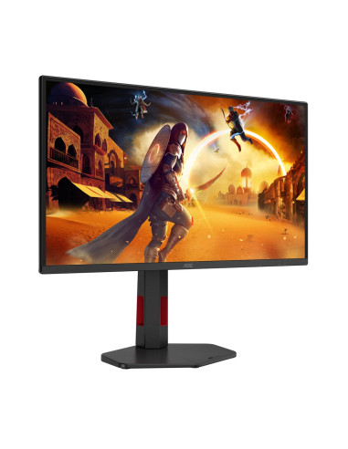 Monitor Aoc Q25G4Sr, 24,5 Cali, Ips, Złącze Qhd, 16:9, 300 Hz, 1 Ms, 2560 X 1440 Pikseli, 400 Cd/M2, Ilość Portów Hdmi: 2, Czarn