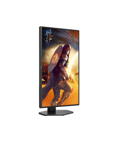Monitor Aoc Q25G4Sr, 24,5 Cali, Ips, Złącze Qhd, 16:9, 300 Hz, 1 Ms, 2560 X 1440 Pikseli, 400 Cd/M2, Ilość Portów Hdmi: 2, Czarn