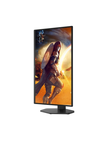 Monitor Aoc Q25G4Sr, 24,5 Cali, Ips, Złącze Qhd, 16:9, 300 Hz, 1 Ms, 2560 X 1440 Pikseli, 400 Cd/M2, Ilość Portów Hdmi: 2, Czarn