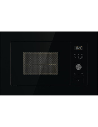 Czarna Mikrofalówka Gorenje Bm201Ag1Bg, Z Grillem, Wbudowana, 20 L, 800 W