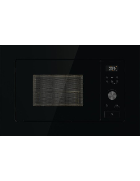 Czarna Mikrofalówka Gorenje Bm201Ag1Bg, Z Grillem, Wbudowana, 20 L, 800 W
