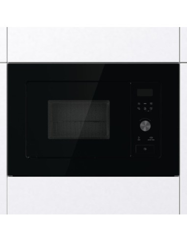 Czarna Mikrofalówka Gorenje Bm201Ag1Bg, Z Grillem, Wbudowana, 20 L, 800 W