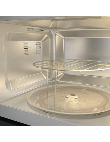 Czarna Mikrofalówka Gorenje Bm201Ag1Bg, Z Grillem, Wbudowana, 20 L, 800 W