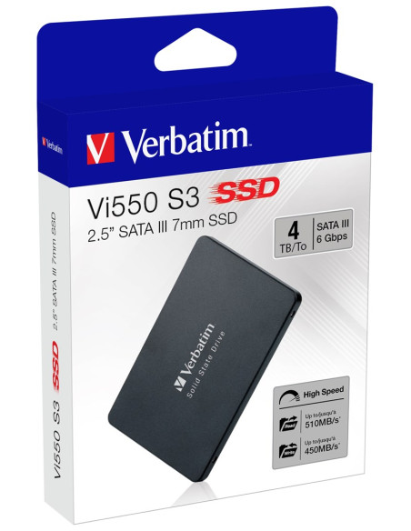 Verbatim Vi550 S3 4 Tb 2.5" Serial Ata Iii 3D Nand