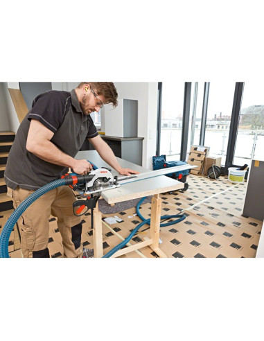 Bosch Gks 18V-57 G Professional 16,5 Cm Czarny, Niebieski, Szary, Czerwony 3400 Rpm