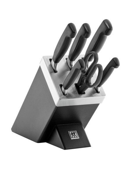 Zestaw Noży Samoostrzących Zwilling Four Star 35145-007-0 7 Elementów Czarny