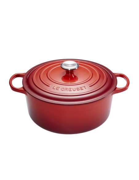 Brytfanna Le Creuset Signature Roaster Okrągła 26Cm Wiśniowa