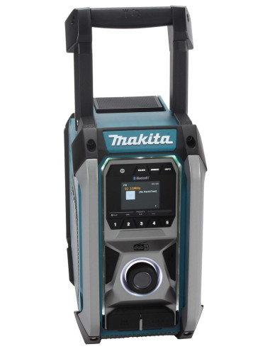 Makita Radio Mr007G 12/14,4/18/40V Xgt Mr007Gz Ładowarką Dab/Dab+ Usb