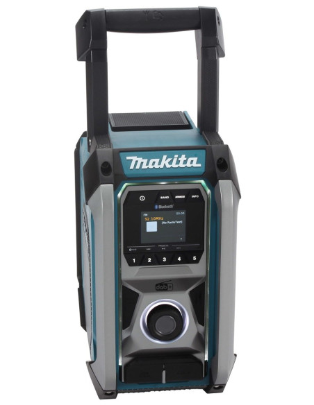 Makita Radio Mr007G 12/14,4/18/40V Xgt Mr007Gz Ładowarką Dab/Dab+ Usb