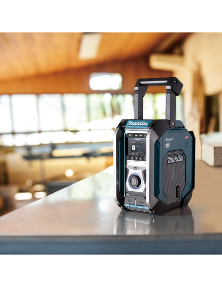 Makita Radio Mr007G 12/14,4/18/40V Xgt Mr007Gz Ładowarką Dab/Dab+ Usb