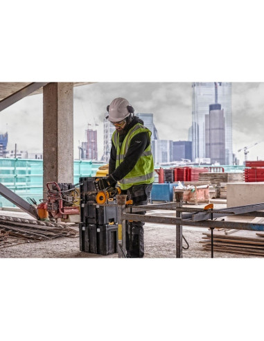 Dewalt Dcg418Nt-Xj Przenośna Szlifierka Szlifierka Taśmowa Czarny, Żółty