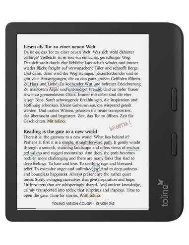 Tolino Vision Kolorowy Czytnik E-Booków