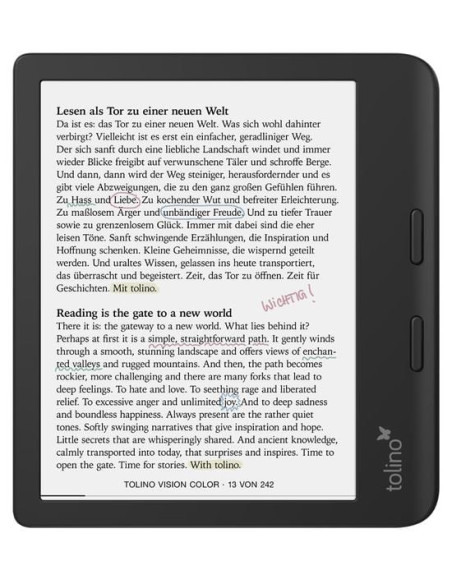 Tolino Vision Kolorowy Czytnik E-Booków
