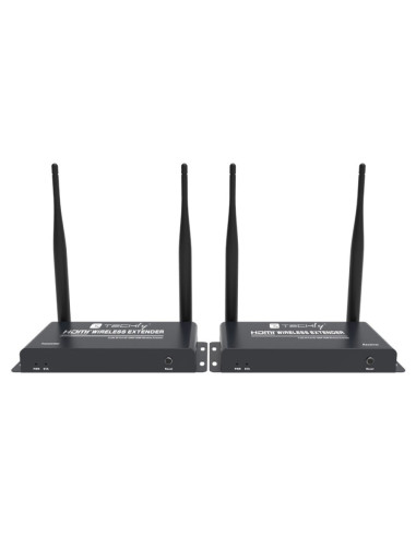 Techly Idata Hdmi-Wl212 Przedłużacz Av Nadajnik I Odbiornik Av Czarny