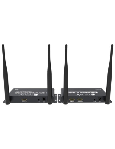 Techly Idata Hdmi-Wl212 Przedłużacz Av Nadajnik I Odbiornik Av Czarny