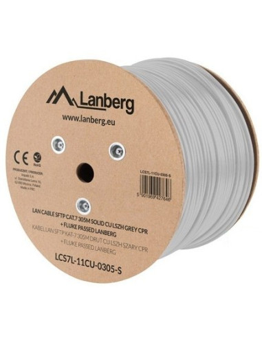 Lanberg Lcs7L-11Cu-0305-S Kabel Sieciowy Biały 305 M Cat7 S/Ftp (S-Stp)