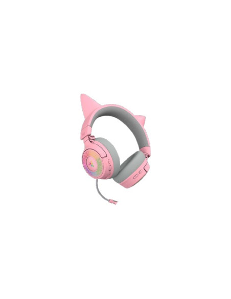 Zestaw Słuchawkowy Razer Kraken Kitty V3 Pro Sieć Bezprzewodowa/Przewodowa Nauszne Bezprzewodowy Kwarc