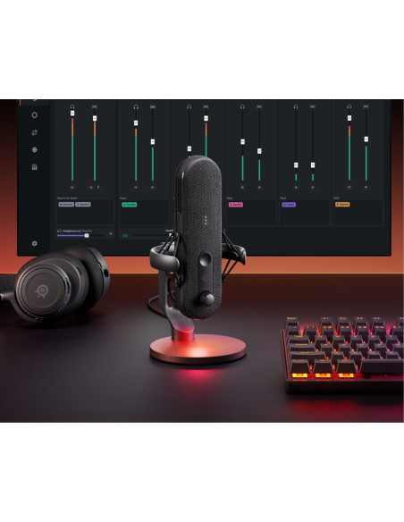 Steelseries Alias Czarny Mikrofon Do Komputera