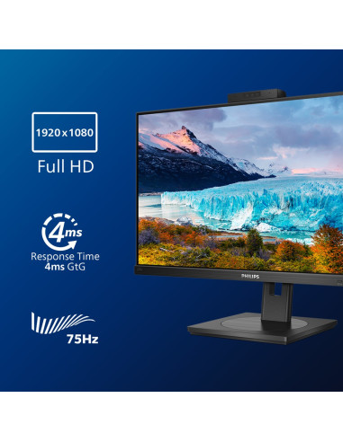 Monitor Philips 272S1Mh/00 1920X1080 Ips 250 Cd/M2 4Ms