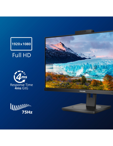 Monitor Philips 272S1Mh/00 1920X1080 Ips 250 Cd/M2 4Ms