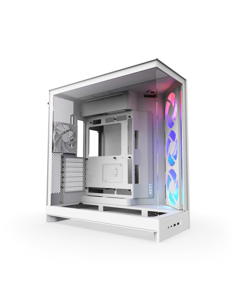 Obudowa Nzxt H9 Flow Rgb Midi Tower Biały