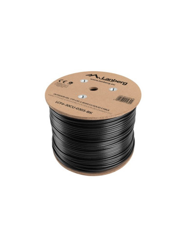 Lanberg Lcf6-30Cu-0305-Bk Kabel Sieciowy Czarny 305 M Cat6