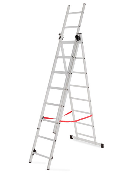 Awtools Drabina Aluminiowa Basic 3X8 Stopni 150Kg