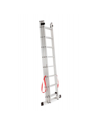 Awtools Drabina Aluminiowa Basic 3X8 Stopni 150Kg
