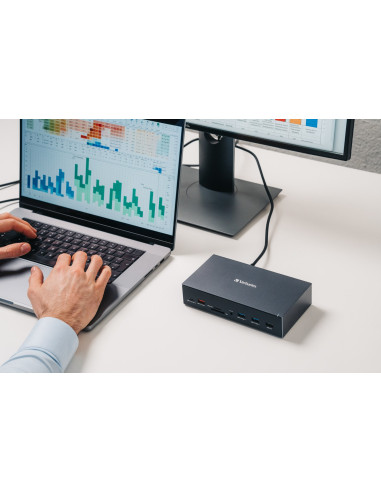 Verbatim Cds-17 Przewodowa Usb 3.2 Gen 1 (3.1 Gen 1) Type-C Czarny, Szary