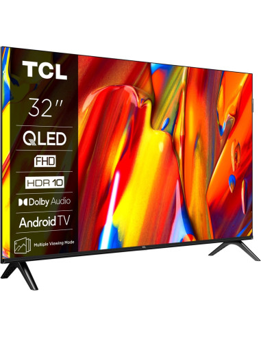 Telewizor Tcl 32V5C Qled 32'' Full Hd Android Tv Dolby Digital Plus Dvb-T2 Czarny