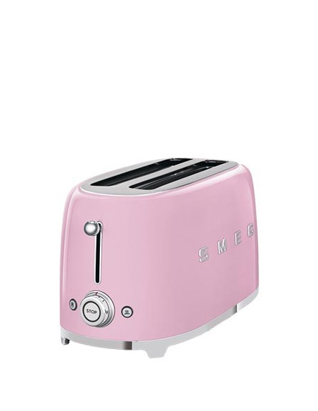 Smeg Tsf02Pkeu Toster 4 Kromki Różowy
