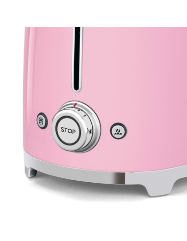 Smeg Tsf02Pkeu Toster 4 Kromki Różowy