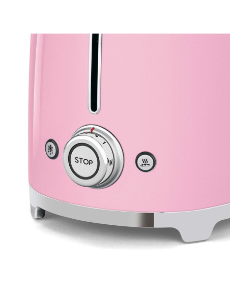 Smeg Tsf02Pkeu Toster 4 Kromki Różowy