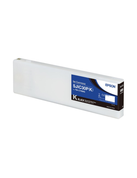 Epson Sjic30P(K): Ink Cartridge For Colorworks C7500G (Black)