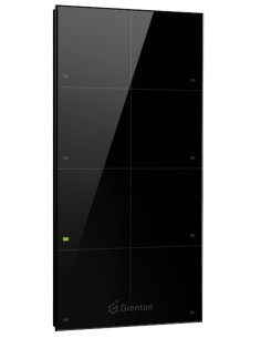 Panel Dotykowy Grenton / 8 Pól Dotykowych / Tf-Bus / Czarny Szklany Front